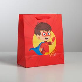

Пакет ламинированный вертикальный Super hero, ML 23 × 27 × 11,5 см