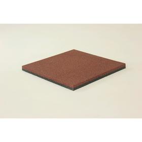 Плитка резиновая 50х50х3 см полнот коричневый Ош