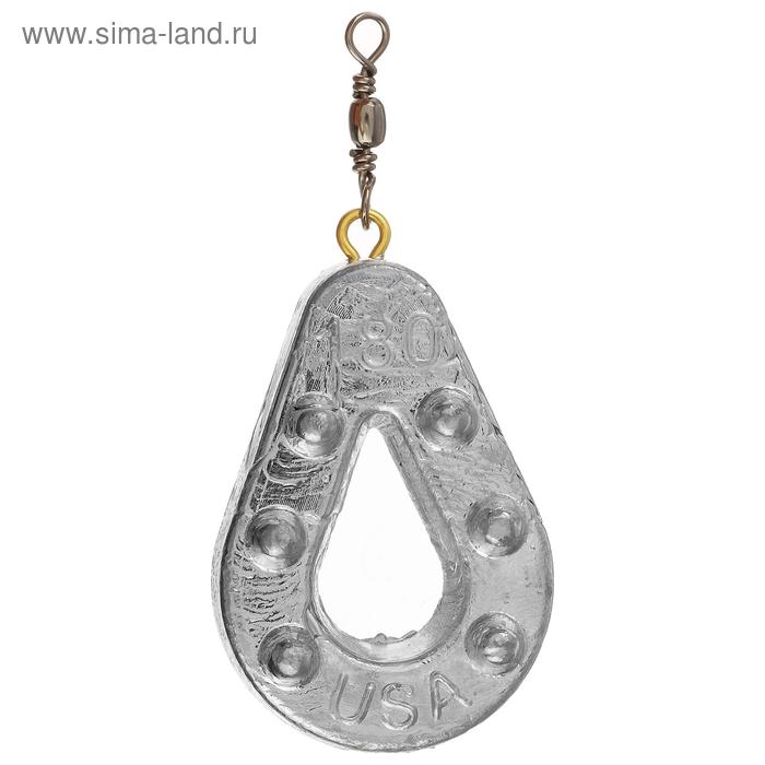 фото Груз «капля карп» с вертлюгом, 180 г