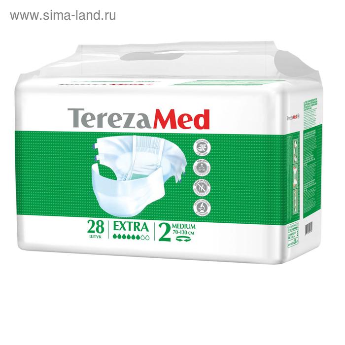цена Подгузники для взрослых TerezaMed Extra Medium №2, M, 28 шт.