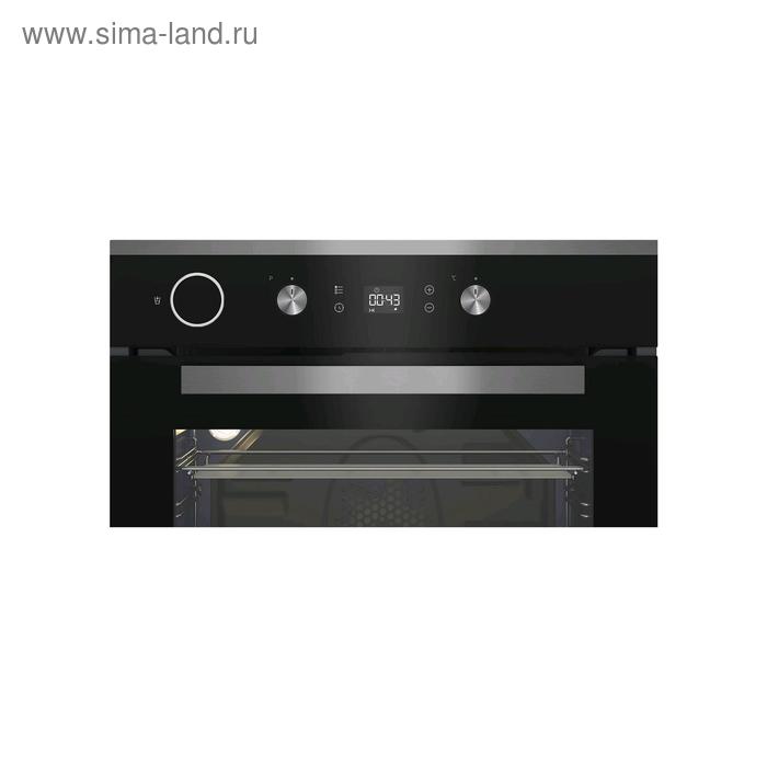 

Духовой шкаф Beko BIS 25300 XM, электрический, 71 л, 9 программ, гриль, чёрная
