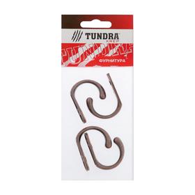 

Крючок мебельный TUNDRA КМ1013AC, однорожковый, цвет медь, 4 шт.