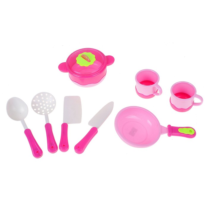 Набор посуды "Крошка-хозяюшка", 8 предметов
