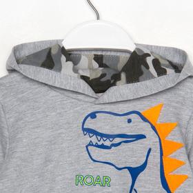 

Толстовка для мальчика, цвет серый, рост 128 см