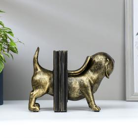 Держатели для книг "Бронзовая собака" набор 2 шт 15,5х21х11 см от Сима-ленд