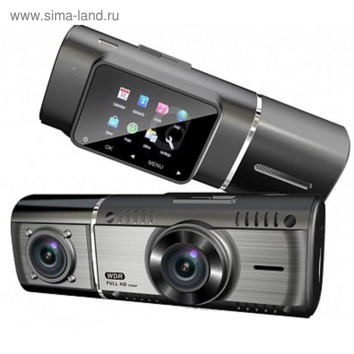 Видеорегистратор Camshel DVR 240 GPS, 2 камеры, 1.5, обзор 170°, 1920х1080 видеорегистратор navitel r600 2 обзор 170° 1920х1080