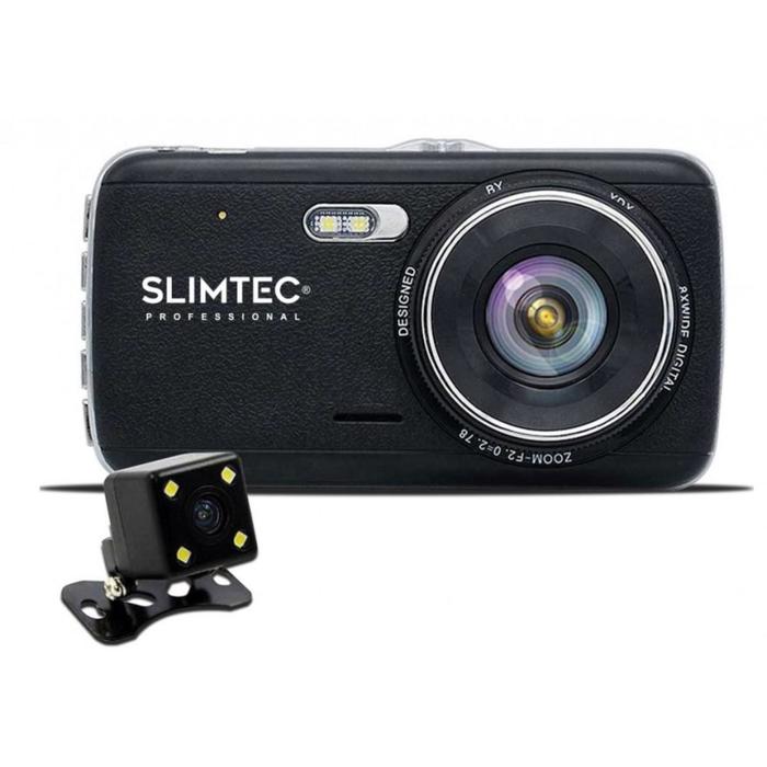 Видеорегистратор Slimtec Dual S2L, 2 камеры, 4