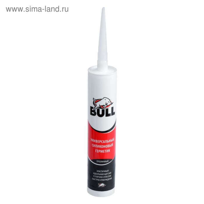   Сима-Ленд Герметик Bull, универсальный, силиконовый, прозрачный, 280 мл