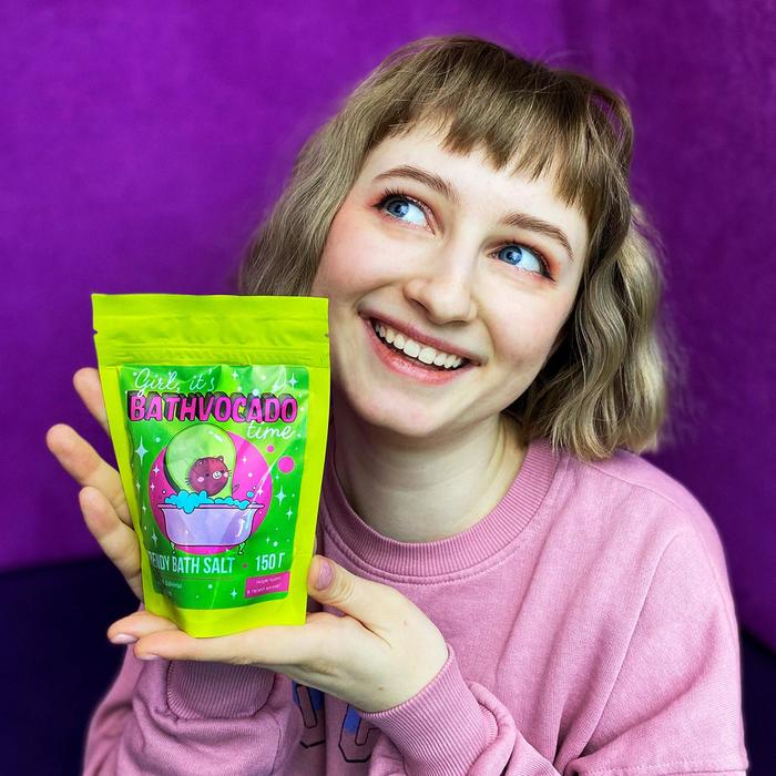 

Соль для ванны в пакете " АвоКАТО", 150 г, с ароматом арбуза