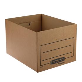 

Короб архивный 335 x 445 x 270 мм, Fellowes Bankers Box "Basic", гофрокартон, коричневый