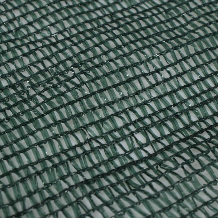 Сетка фасадная затеняющая, 2 × 10 м, плотность 55 г/м², зелёная