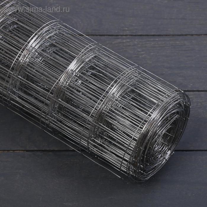 

Сетка оцинкованная, сварная 0,5 × 10 м, ячейка 50 × 50 мм, d = 1 мм, металл