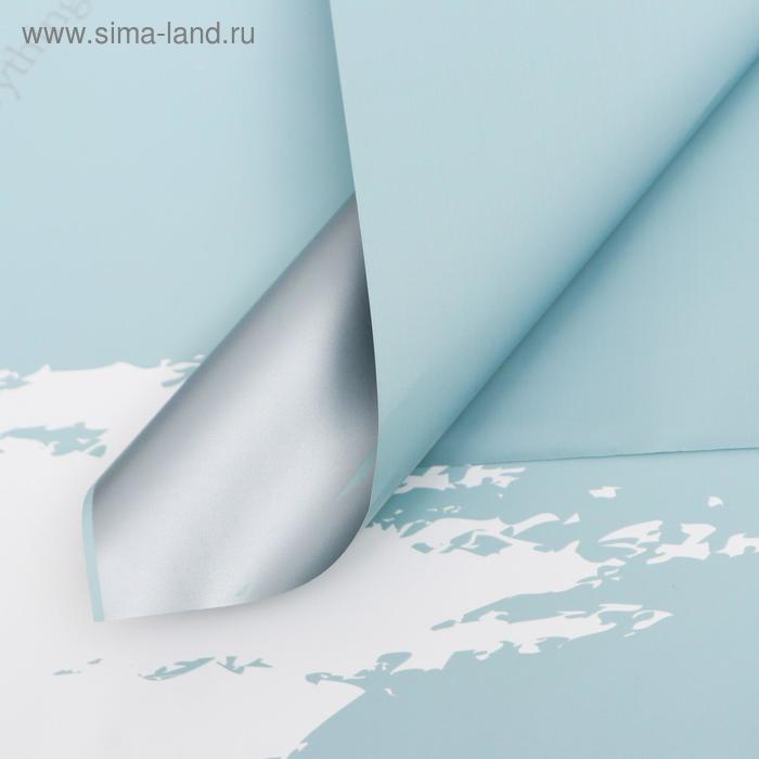 

Плёнка матовая "Краски" голубой, 0,58 х 0,58 м