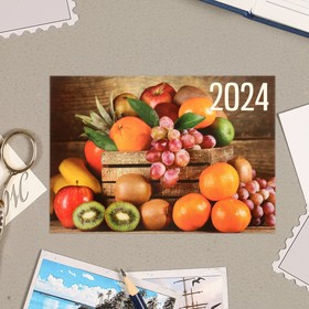Карманный календарь "Фрукты" 2022 год, 7 х 10 см, МИКС от Сима-ленд