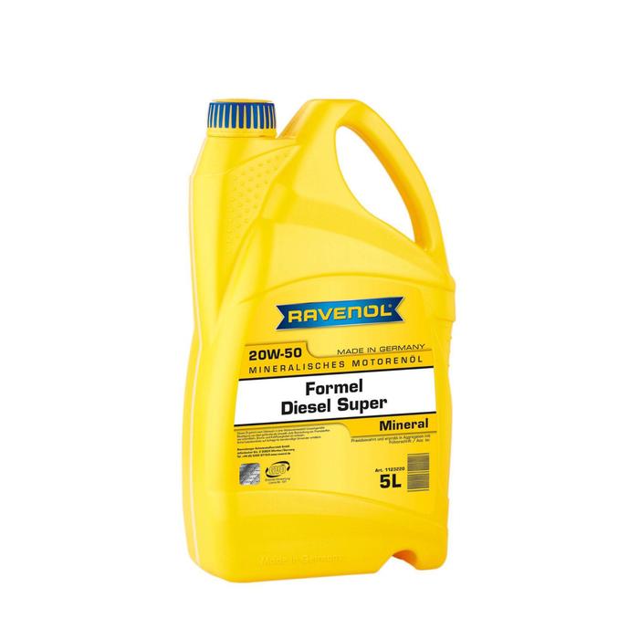 фото Моторное масло ravenol formel diesel super sae 20w-50, 5л