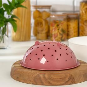 

Дуршлаг с миской IDEA, 2 л, d=22 см, цвет ягодный