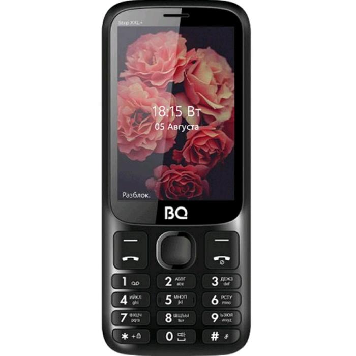 фото Сотовый телефон bq m-3590 step xxl+ 3,5", 64мб, microsd, 2sim, bluetooth, 1400мач, чёрный