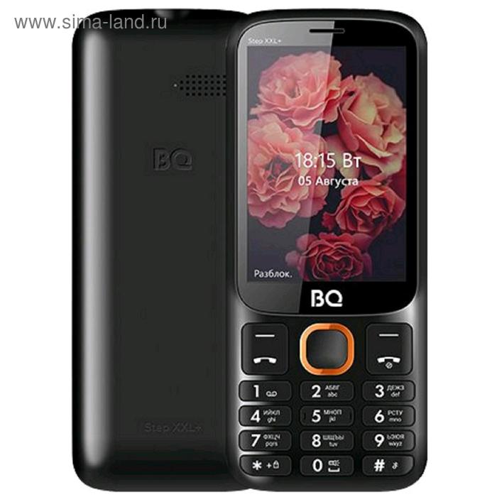 фото Сотовый телефон bq m-3590 step xxl+ 3,5", 64мб, microsd, 2sim, bluetooth, чёрно-оранжевый