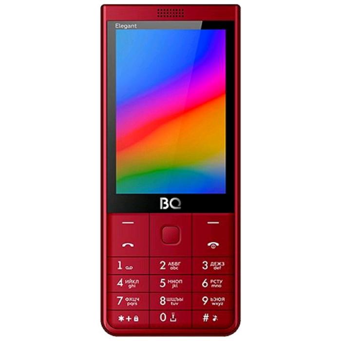 фото Сотовый телефон bq m-3595 elegant 3,47", 64мб, microsd, 2sim, bluetooth, красный