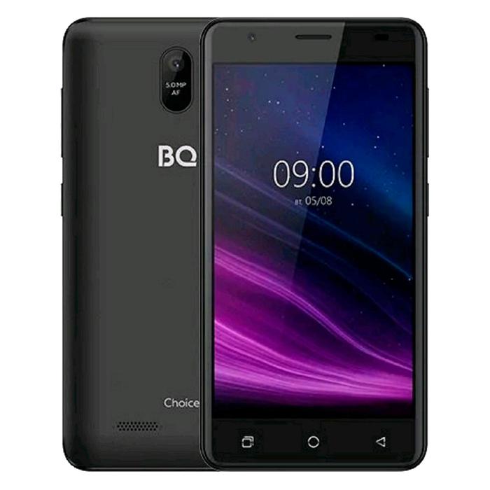 фото Смартфон bq s-5016g choice 5", ips, 16гб, 2гб, 5мп, 3g, android 9, чёрный графит