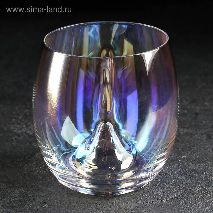 Стакан стеклянный «Капля», 400 мл, цвет перламутровый стакан стеклянный низкий талон 420 мл цвет перламутровый