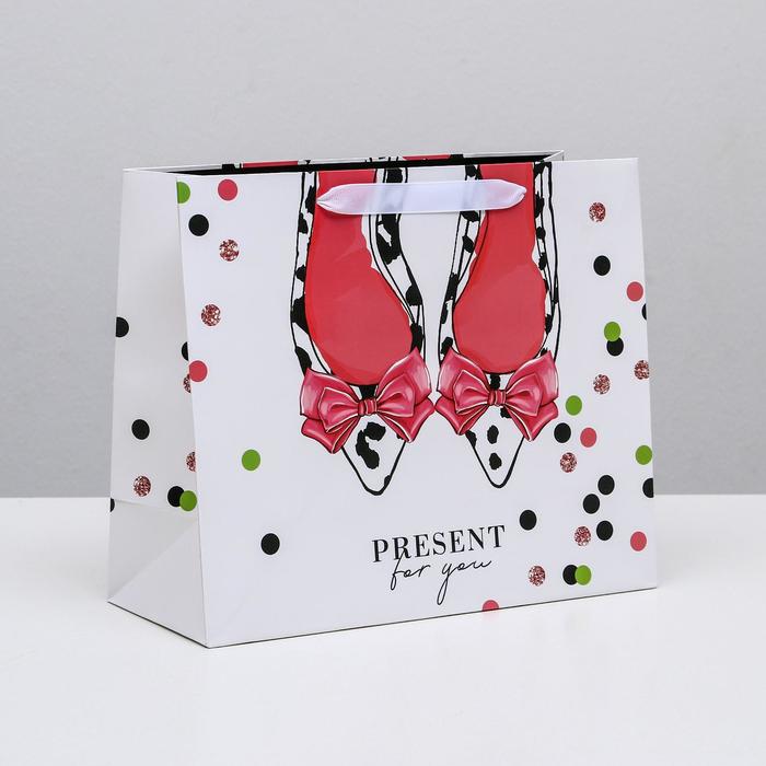 

Пакет ламинированный горизонтальный Present for you, ML 27 × 23 × 11,5 см