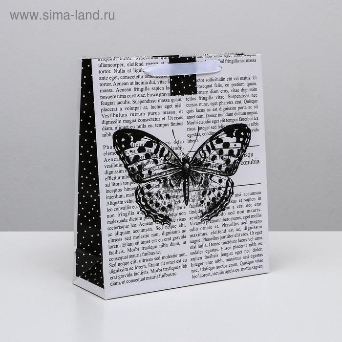 

Пакет ламинированный вертикальный «Бабочка», M 26 × 30 × 9 см