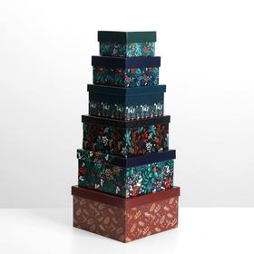 

Набор подарочных коробок 10 в 1 «Новогодняя ботаника», 10.2 × 10.2 × 6‒28.2 × 28.2 × 15 см