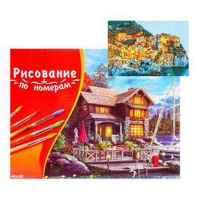 

Палитра. Холст с красками 40х50 см по номерам в кор. «Италия. Лигурия»