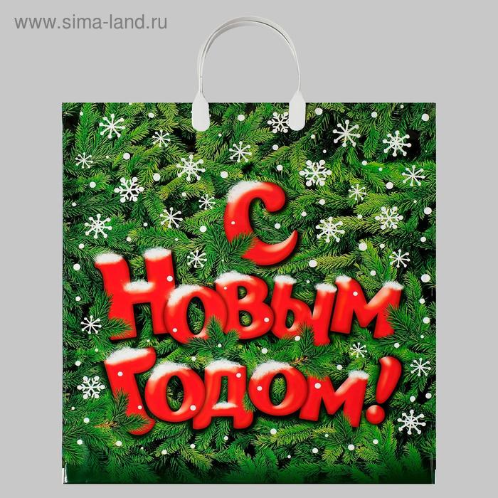 

Пакет "Поздравление", полиэтиленовый с пластиковой ручкой, 40 х 44 см, 100 мкм