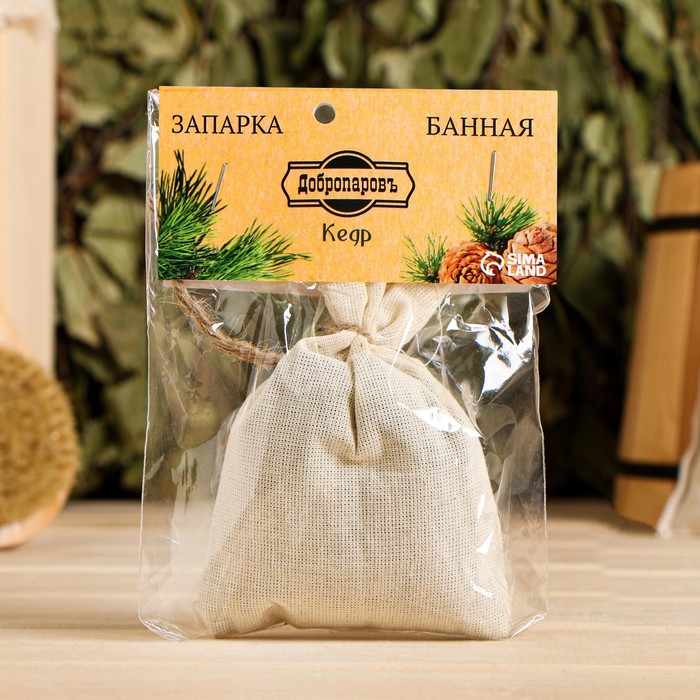 

Запарка для бани натуральная "Кедр" 30 гр