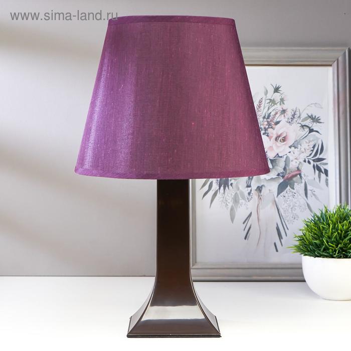 Лампа настольная 62104 1хЕ27 15Вт фиолетовый d=22 см, h=34,5 см RISALUX