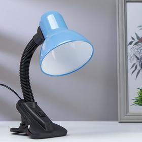 Лампа на прищепке светодиодная  8Вт LED 750Лм 14xSMD2835 шнур 1,5м синий Ош