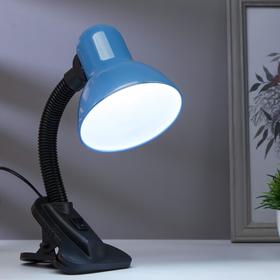 

Лампа на прищепке светодиодная 8Вт LED 750Лм 14xSMD2835 шнур 1,5м синий