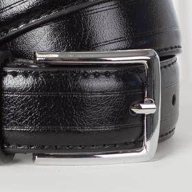 

Ремень, ширина 2 см, винт, пряжка металл, цвет чёрный