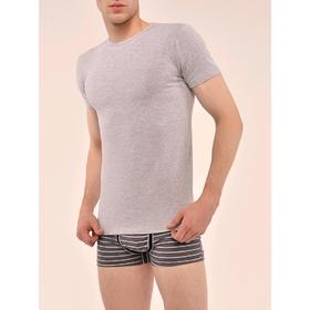 

Футболка мужская MU001 MEZZA MANICA PARICOLLO grigio, размер 54/XXL