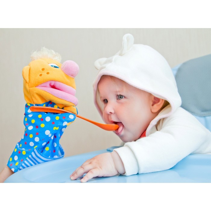 Игрушка-рукавичка "Нямлик", цвета МИКС