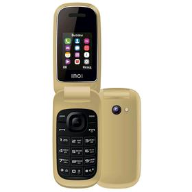 

Сотовый телефон INOI 108R, 1,8", 64Мб, microSD, 0,1Мп, 2sim, Bt2,1, 600мАч, золотистый