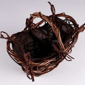 

Корзина с ручкой "Абстракция", 31х20/20х16х28 см