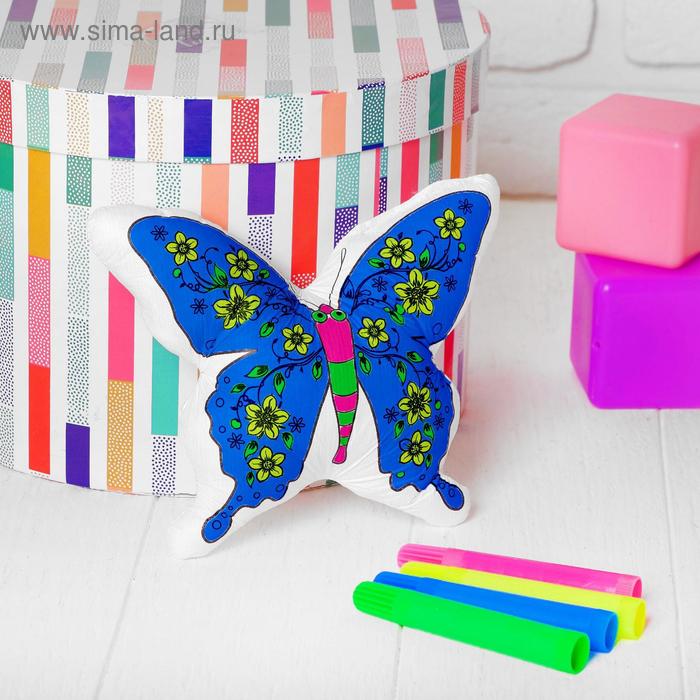 Игрушка-раскраска «Бабочка» (без маркеров) в пакете игрушка раскраска бабочка без маркеров в пакете
