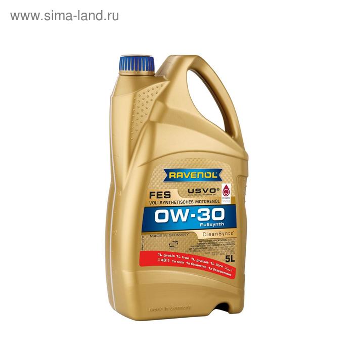 фото Моторное масло ravenol fes sae 0w-30, 5л