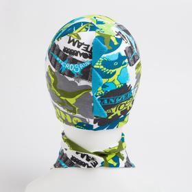 

Комплект для мальчика (шапка,снуд), цвет зеленый, размер 44-47 см (9-18 мес.)