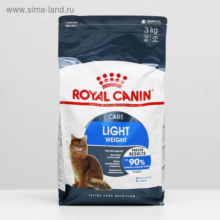 

Сухой корм RC Light Weight Care для кошек склонных к полноте, 3 кг