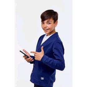 

Кардиган для мальчика, рост 134 см, цвет тёмно-синий