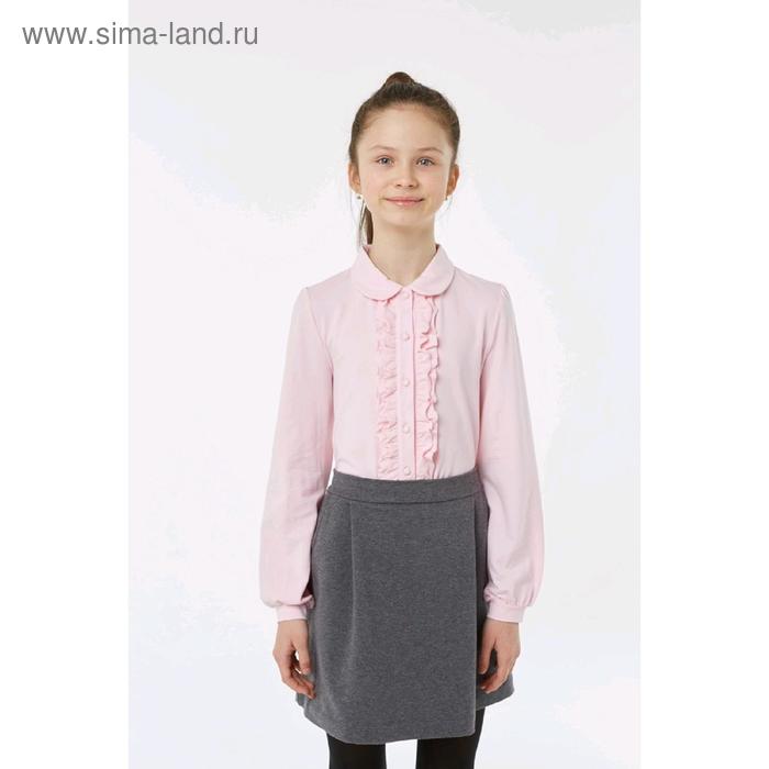 Блузка для девочки, рост 152 см, цвет розовый