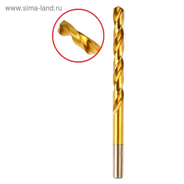 Сверло по металлу Hammer Flex 202-116, DIN338, HSS-G, TIN, d=6.5 мм, 101/63 мм