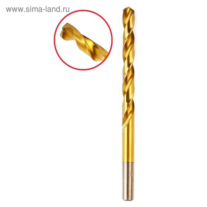 Сверло по металлу Hammer Flex 202-117, DIN338, HSS-G, TIN, d=7 мм, 109/69 мм