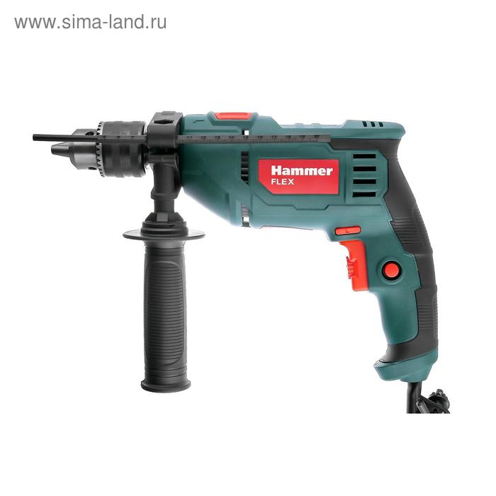 

Дрель ударная Hammer Flex UDD710D, 710 Вт, ЗВП 13 мм, 3000 об/мин, реверс