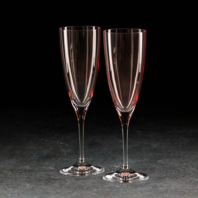 Набор бокалов для шампанского «Кейт», 220 мл, 2 шт - Фото 1