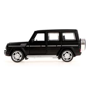 

Машина металлическая Mercedes-Benz G65, открываются двери, инерция, цвет чёрный